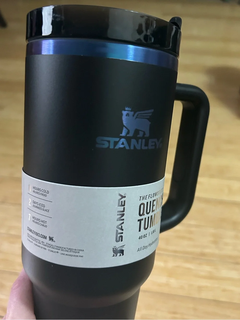 The Quencher H2.0 Flowstate™ Stanley Tumbler | 40 OZ Black Chroma New in Box - Picture 5 of 10
